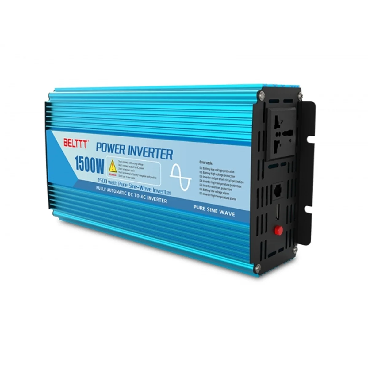 Product image for BELTTT 1500W Pure Sine Wave Inverter