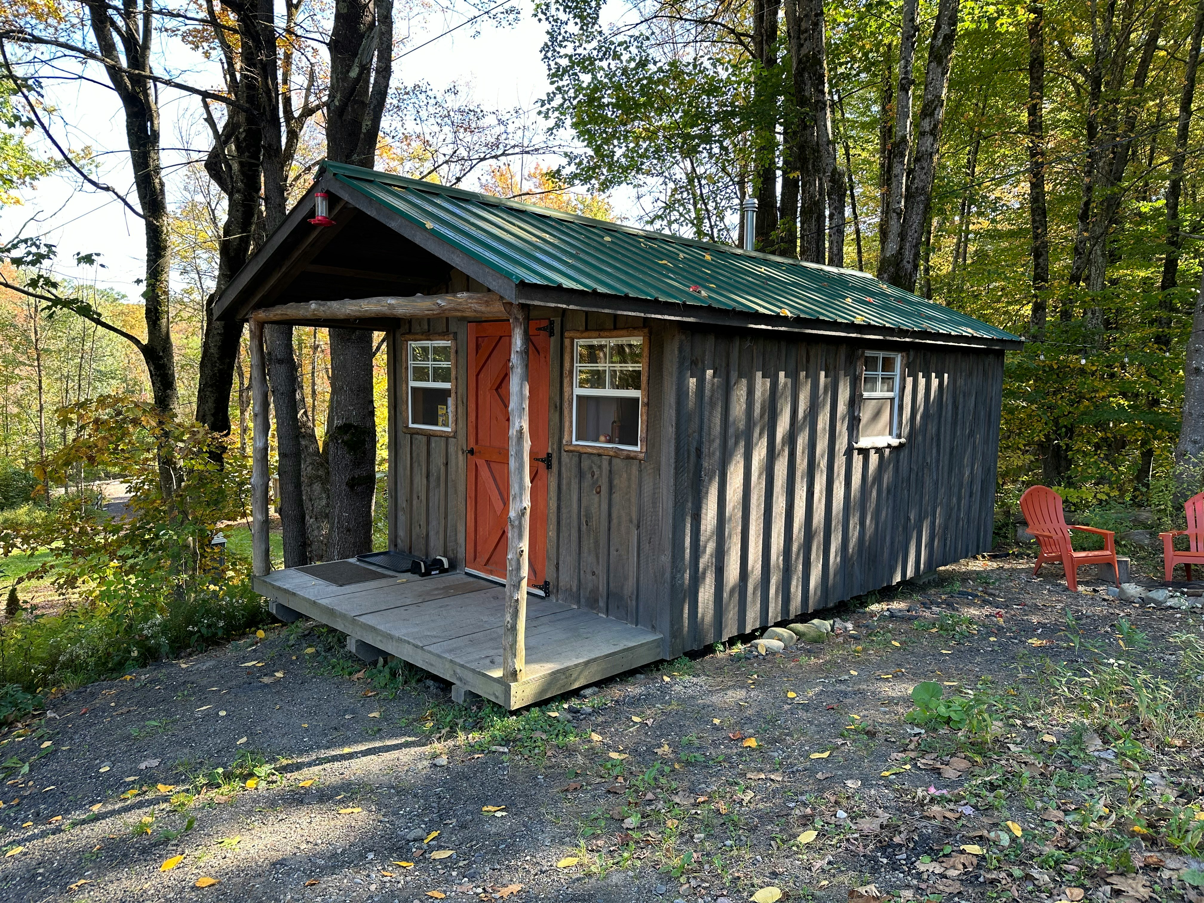Solar kit setup for Off-Grid Cabin
