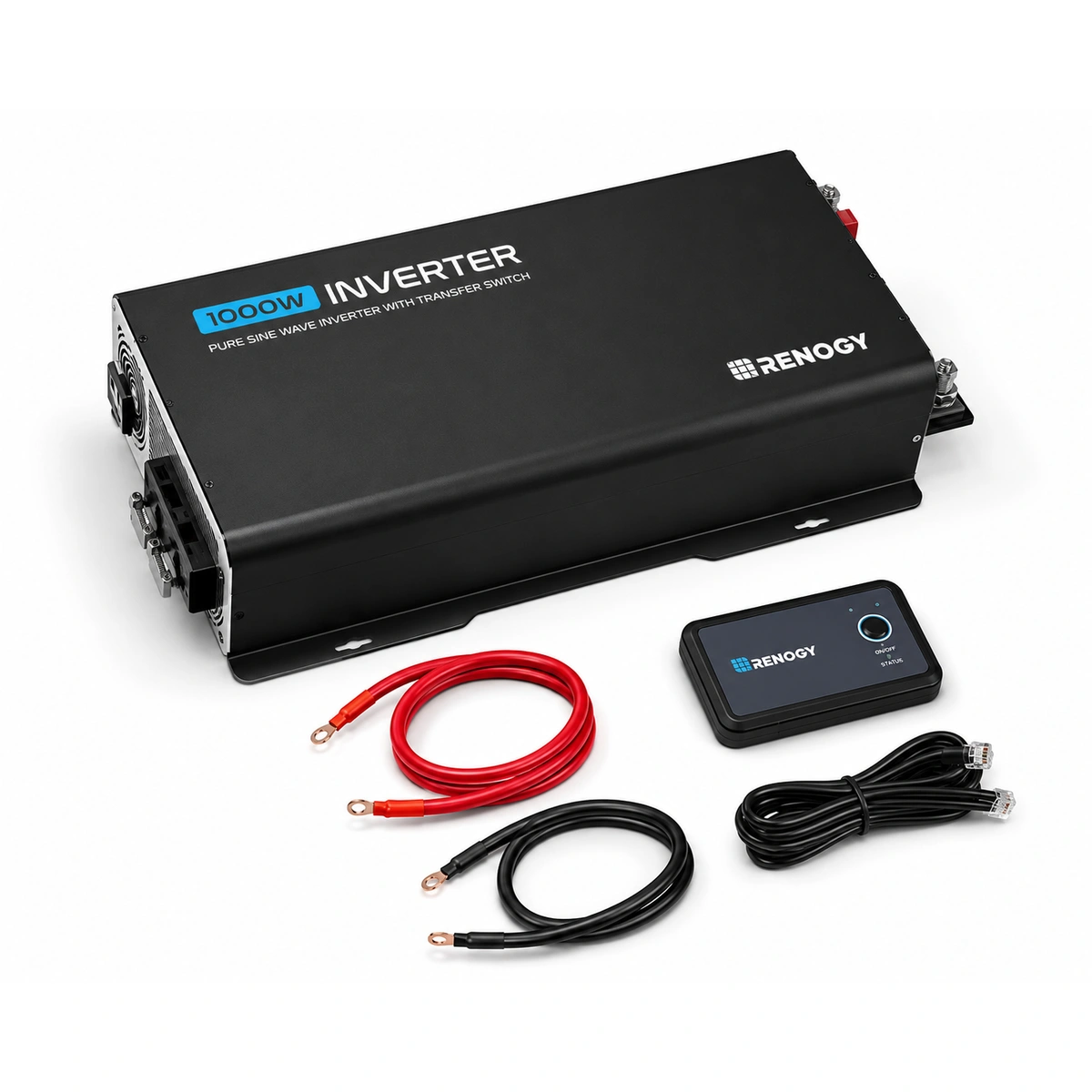Product image for Renogy Inverter PUH 1000W Pure Sine Wave Power Inverter